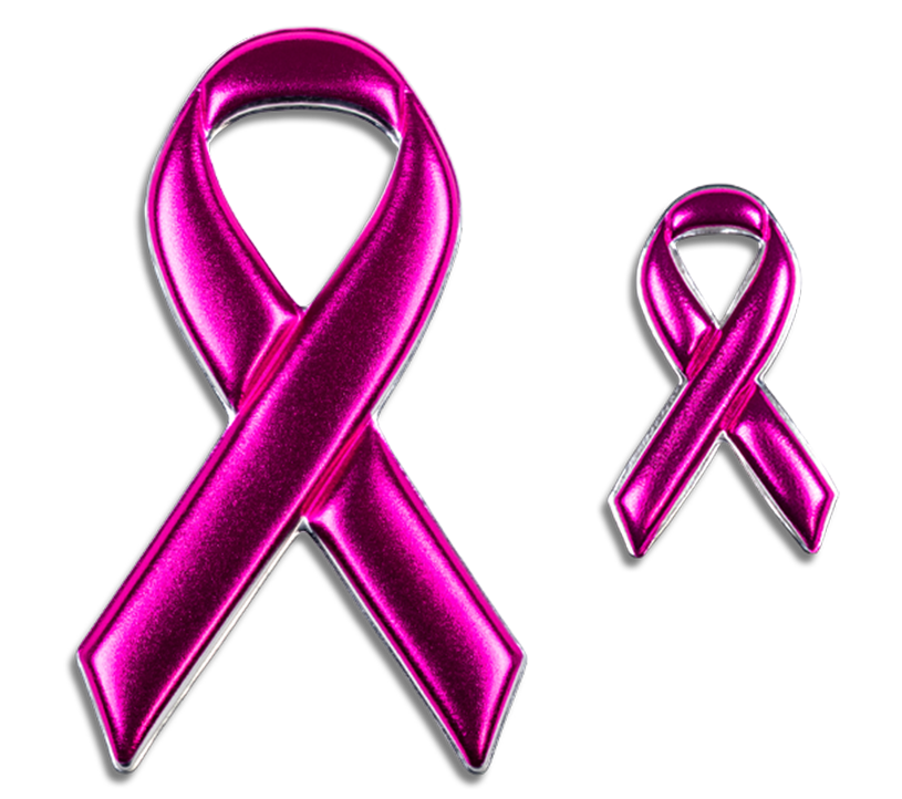 Pink Ribbons- FlexStyle Luxury Emblems - Detailed Texture - World Emblem