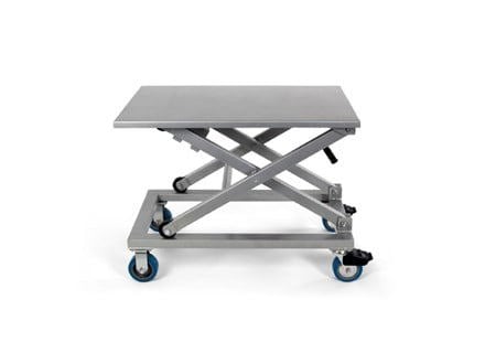 Scissor Cart in its lowered position