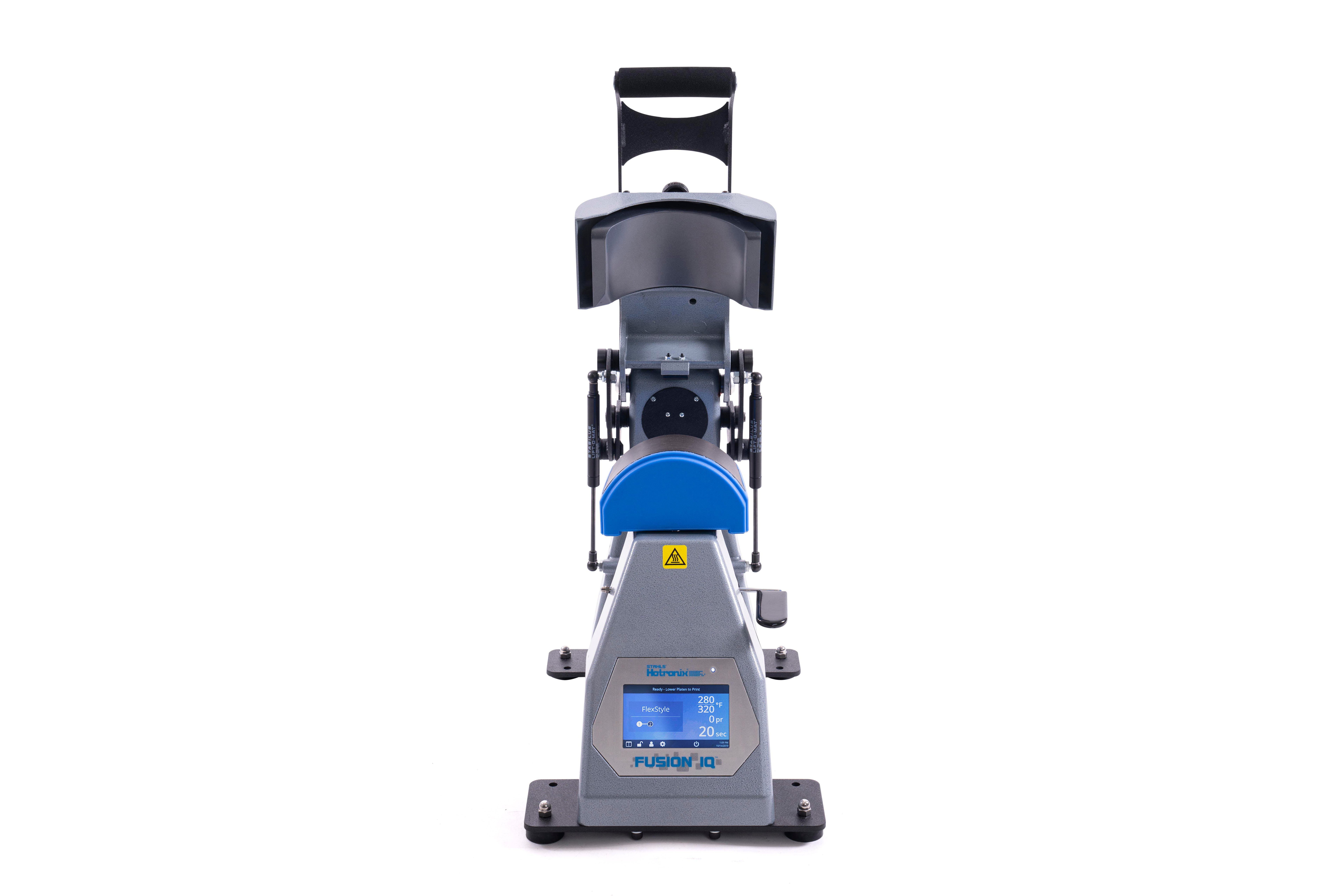 Hotronix 360 IQ Hat Heat Press open straight on